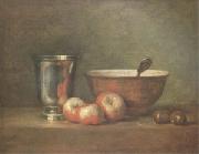 Jean Baptiste Simeon Chardin The Silver Goblet (mk05) oil painting on canvas